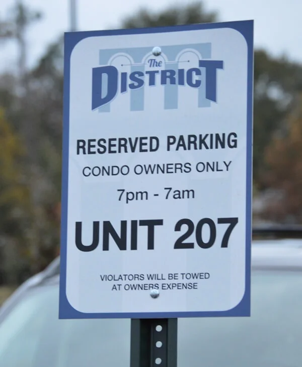 An image of a Reserved Parking sign.
